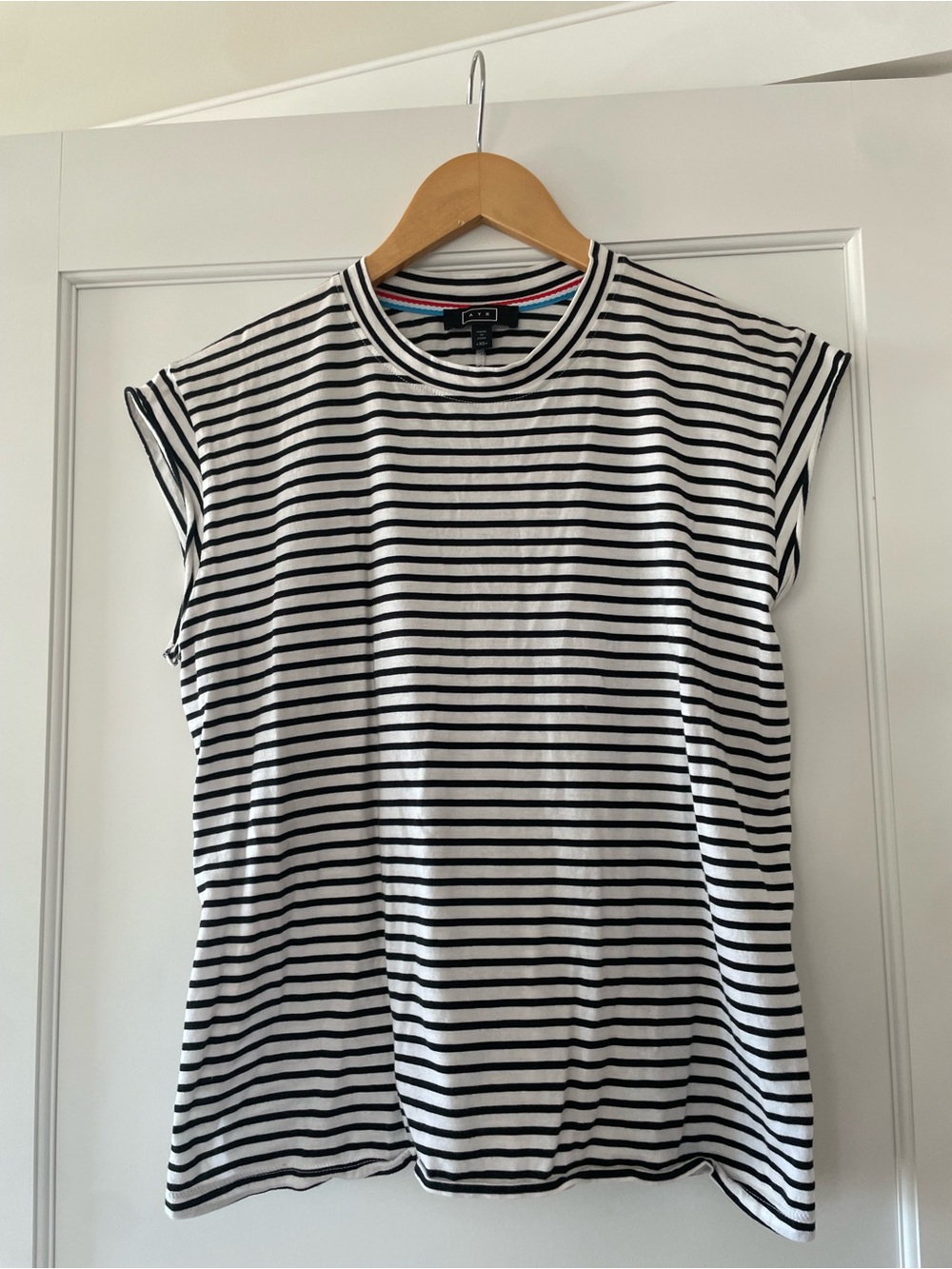 AYR Women’s Navy & White Cap Tee